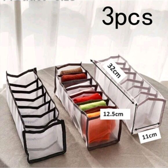 3 Underwear storage boxes - Picture 4 of 4